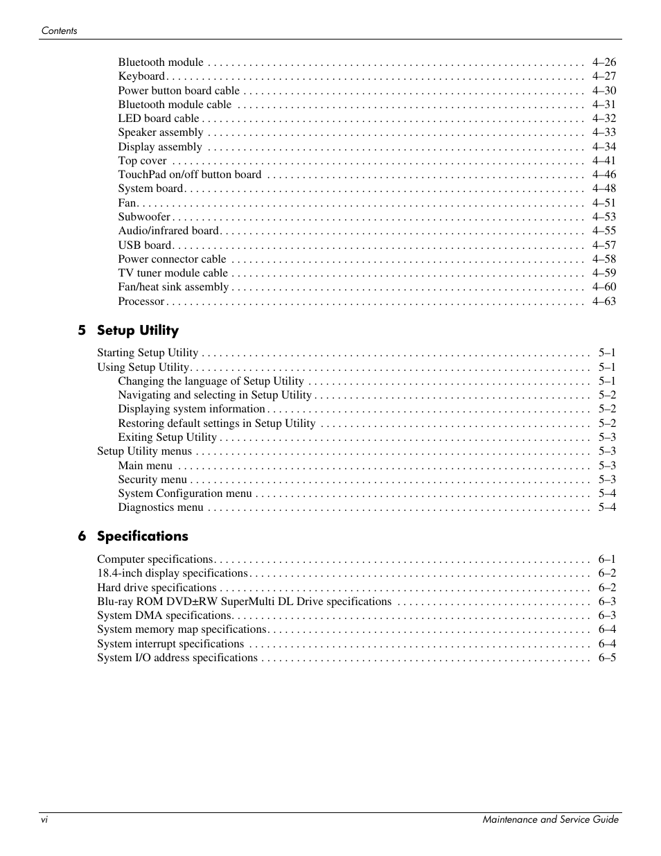 HP PAVILION DV8 User Manual | Page 5 / 148