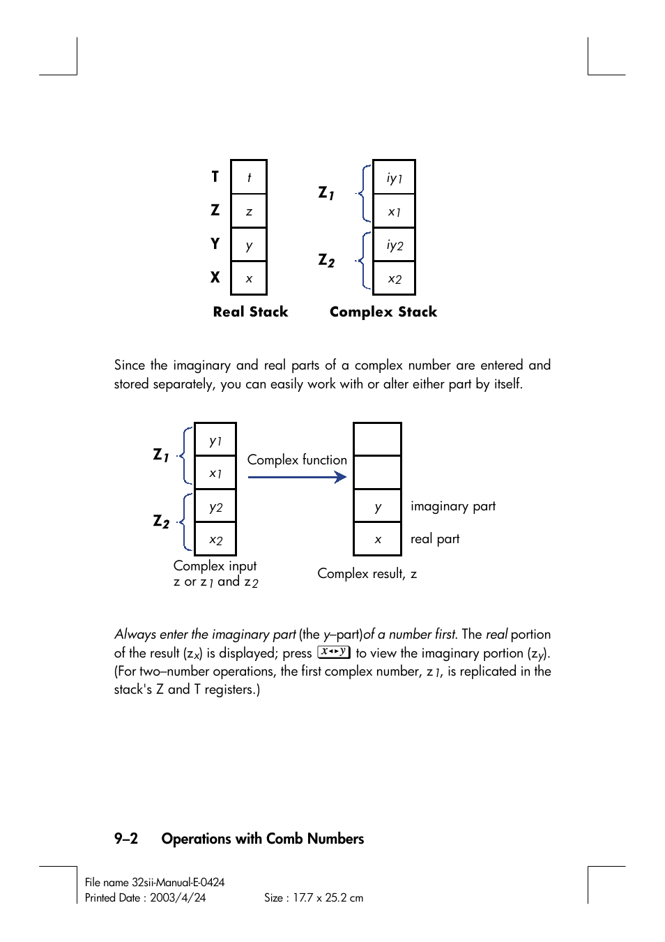 HP 32SII User Manual | Page 134 / 376