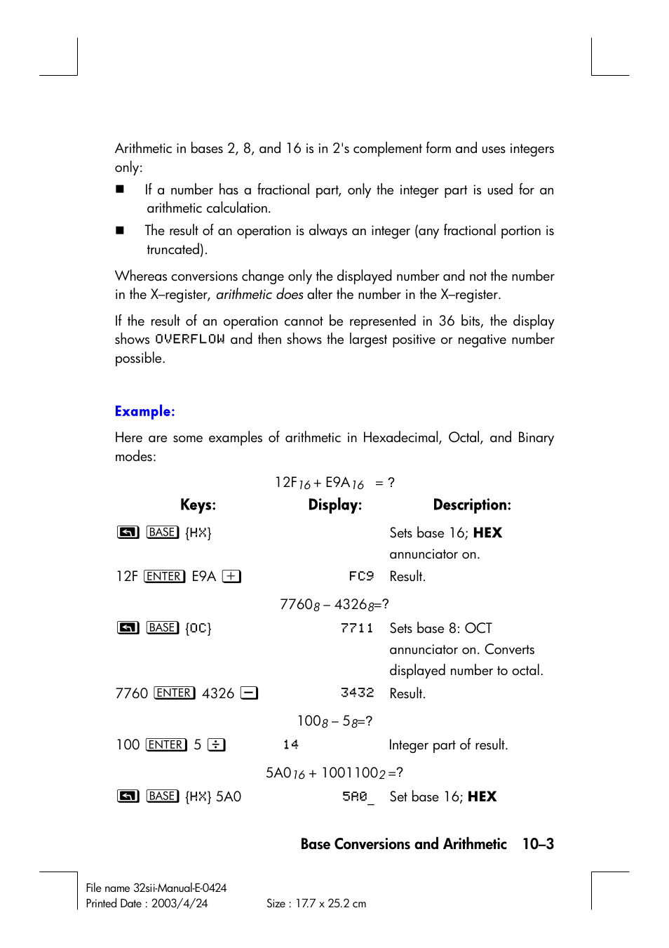 HP 32SII User Manual | Page 143 / 376
