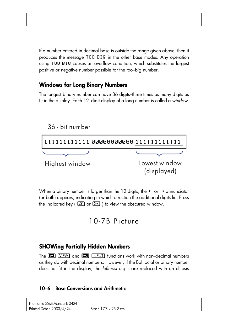HP 32SII User Manual | Page 146 / 376