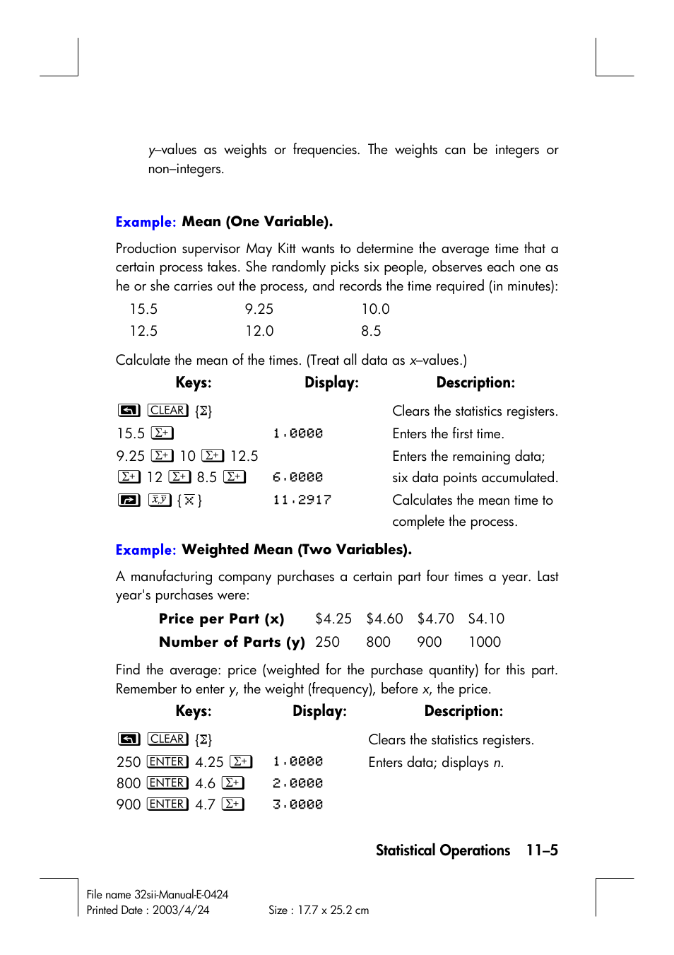HP 32SII User Manual | Page 153 / 376