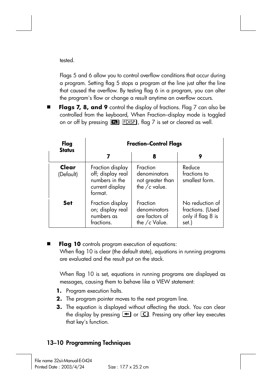 HP 32SII User Manual | Page 200 / 376