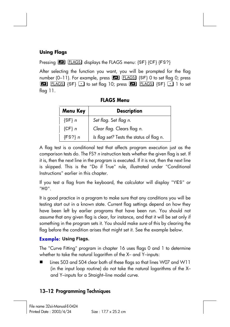 HP 32SII User Manual | Page 202 / 376