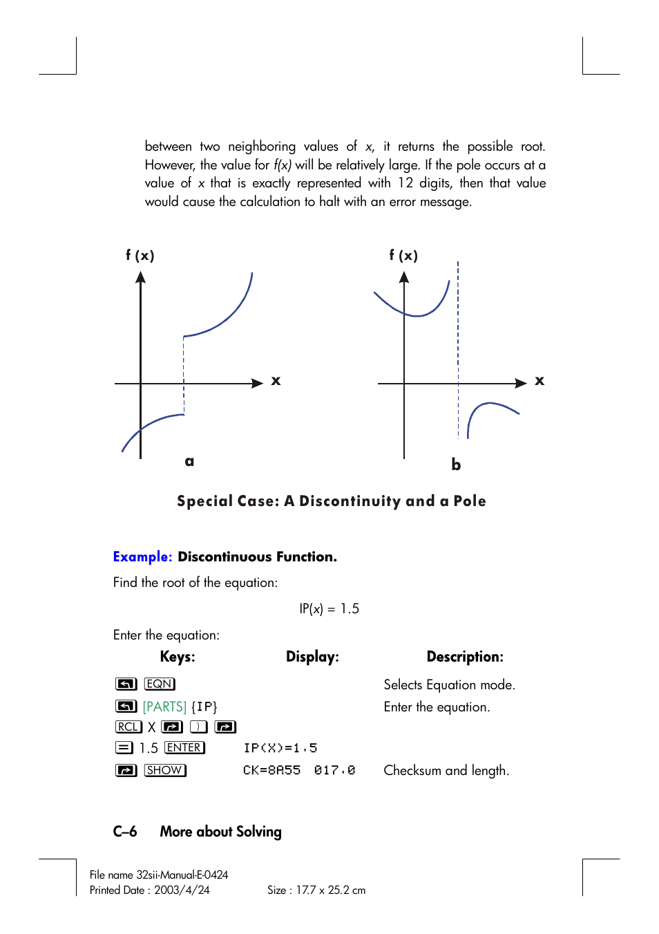 HP 32SII User Manual | Page 320 / 376