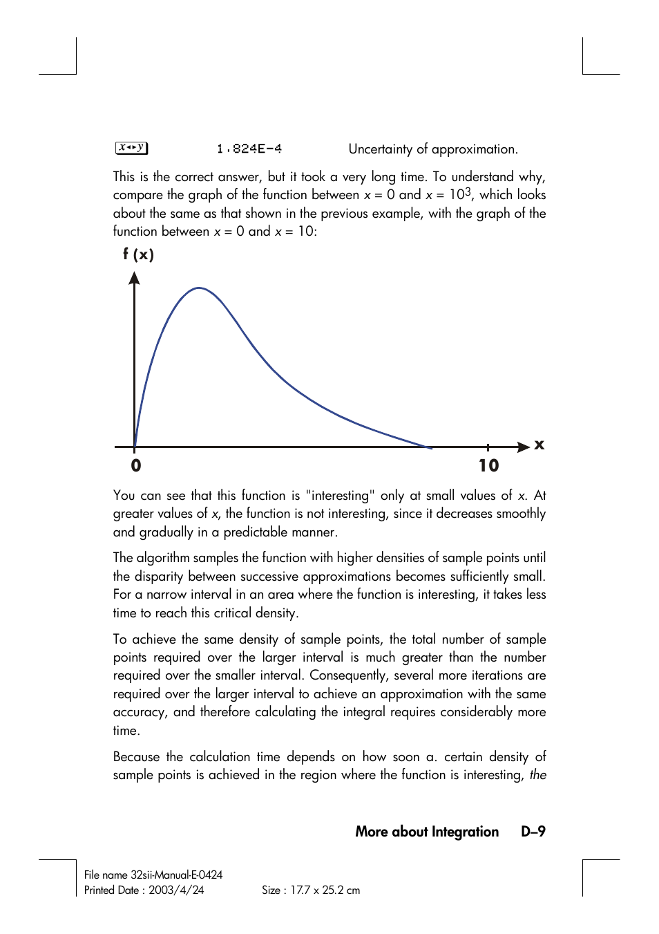 HP 32SII User Manual | Page 339 / 376
