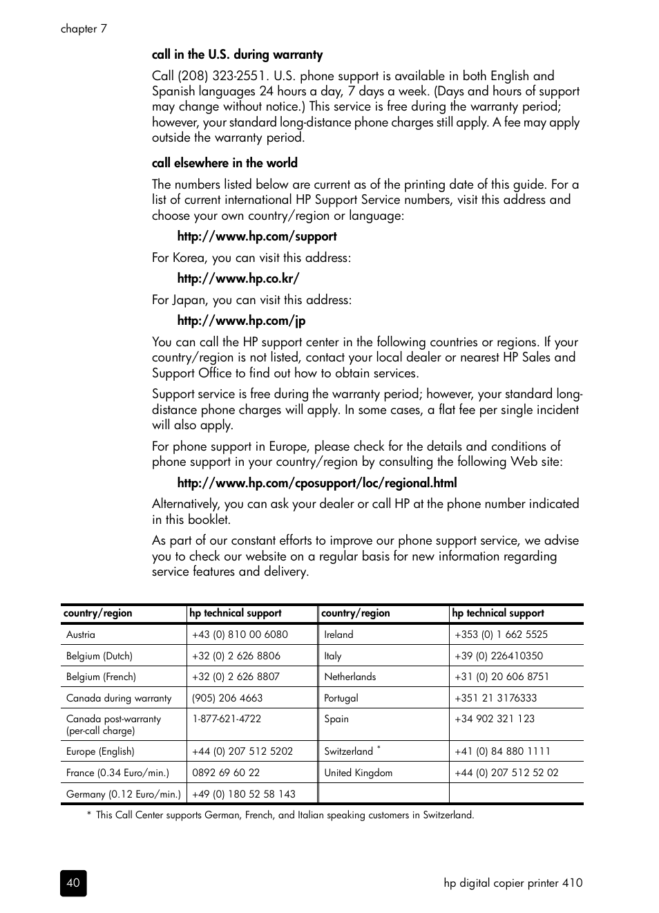 HP 410 User Manual | Page 44 / 64