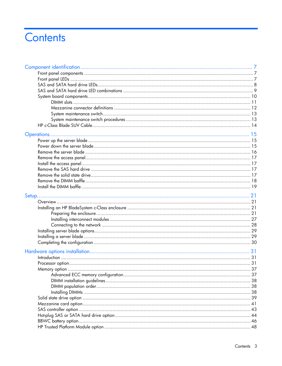 HP BL685C G6 User Manual | Page 3 / 106