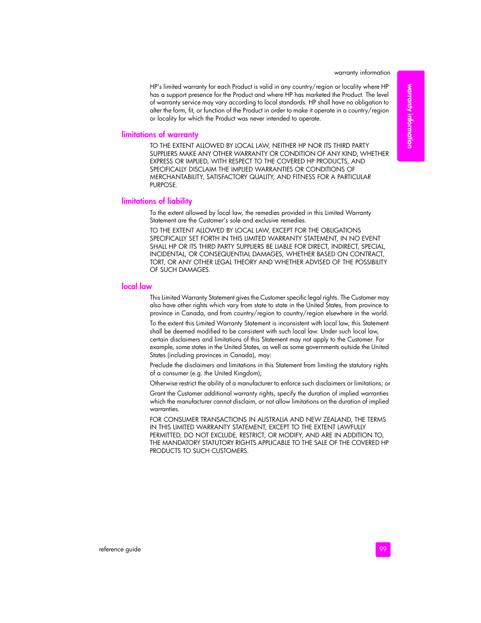 HP 2400 User Manual | Page 109 / 166