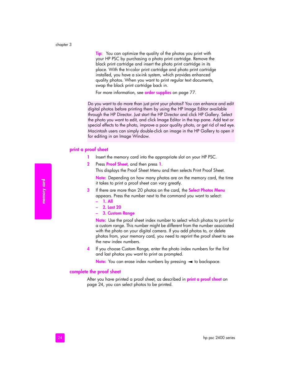 HP 2400 User Manual | Page 34 / 166