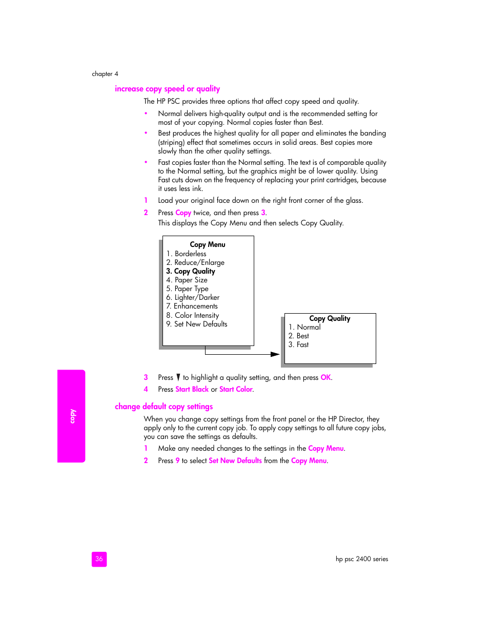 HP 2400 User Manual | Page 46 / 166