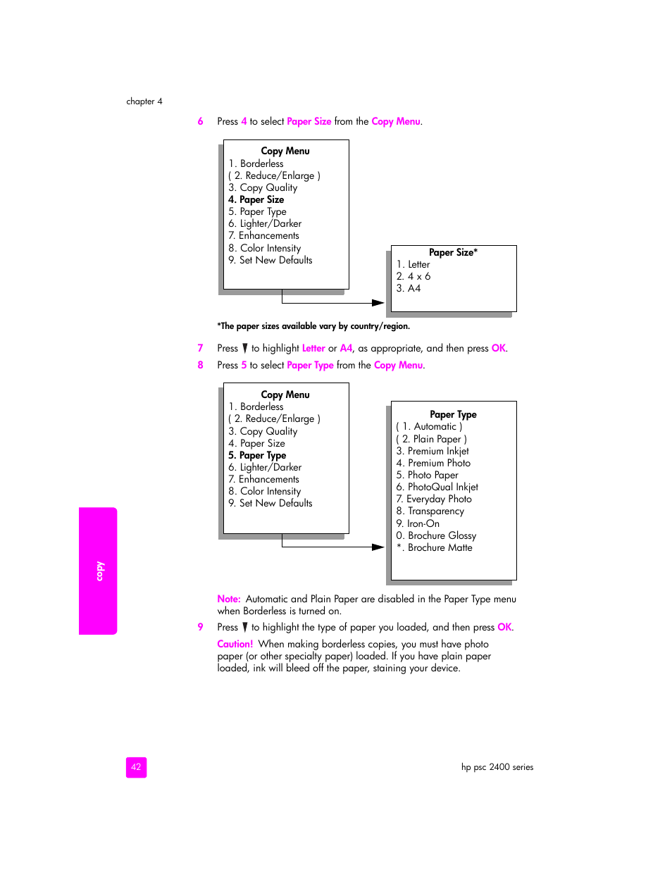 HP 2400 User Manual | Page 52 / 166