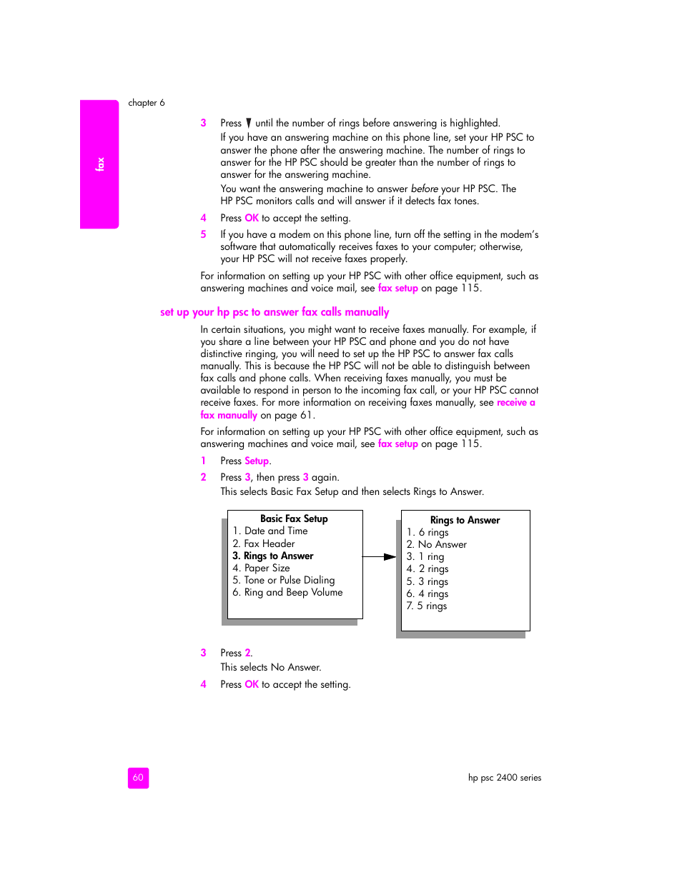 HP 2400 User Manual | Page 70 / 166