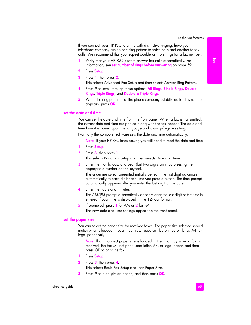 HP 2400 User Manual | Page 79 / 166