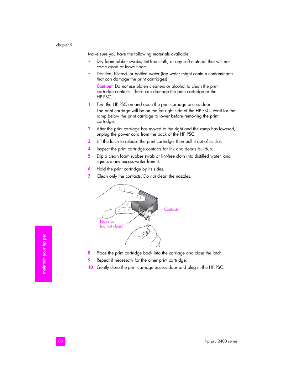 HP 2400 User Manual | Page 98 / 166