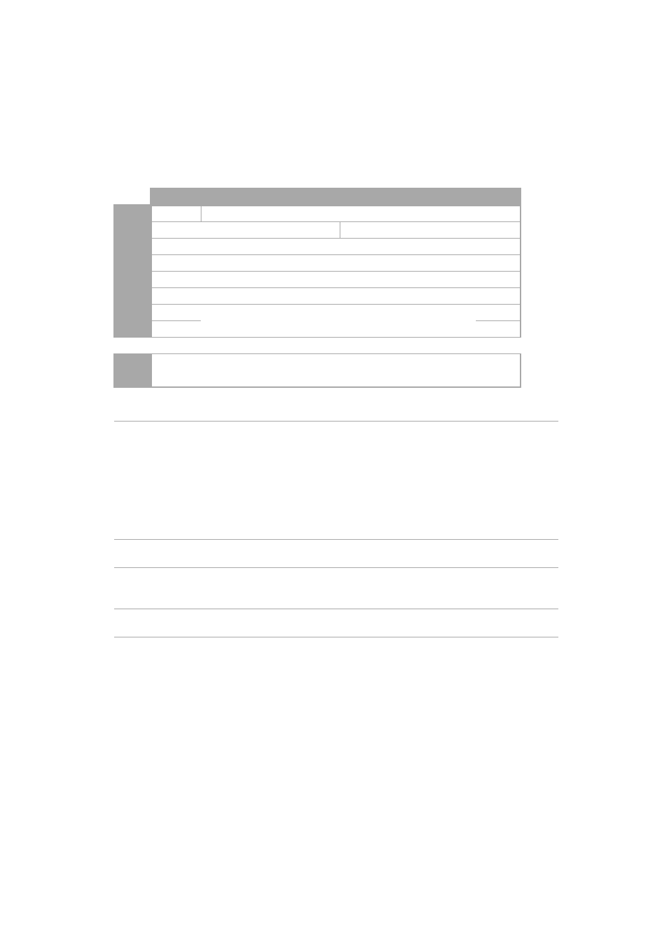 Descriptor format, Returned sense data fields, Descriptor format 152 | HP Q153090901 User Manual | Page 152 / 196