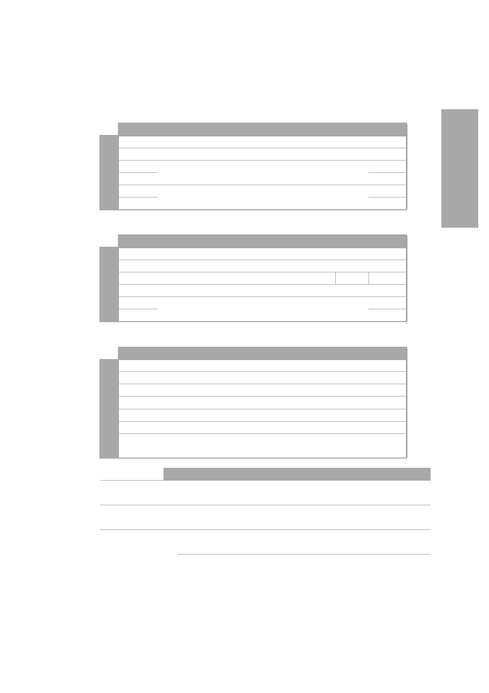 Power-on time descriptor, World time descriptor, Library time descriptor | HP Q153090901 User Manual | Page 93 / 196