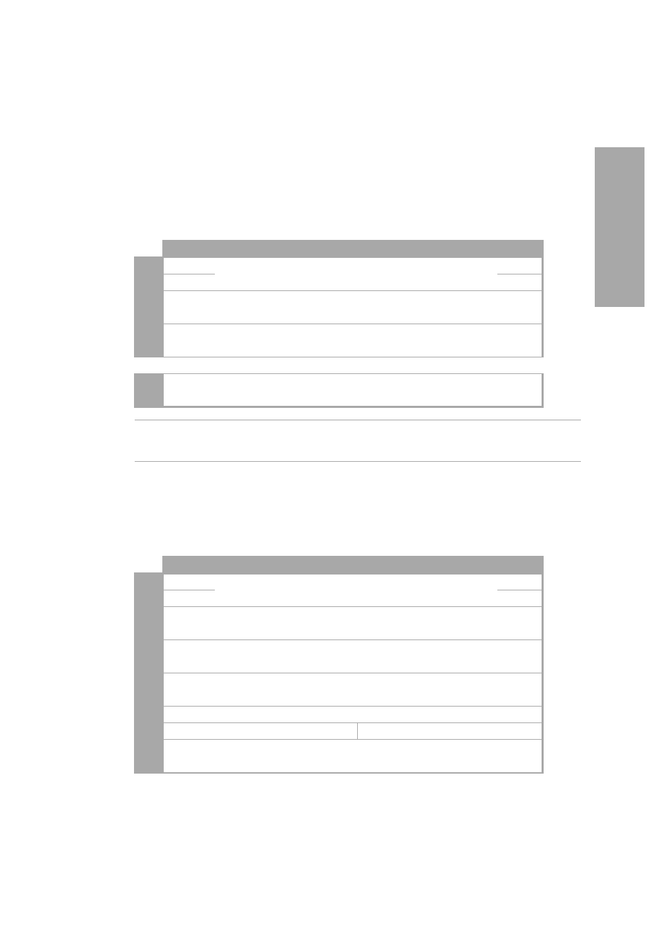 Returned data for service actions | HP Q153090901 User Manual | Page 99 / 196