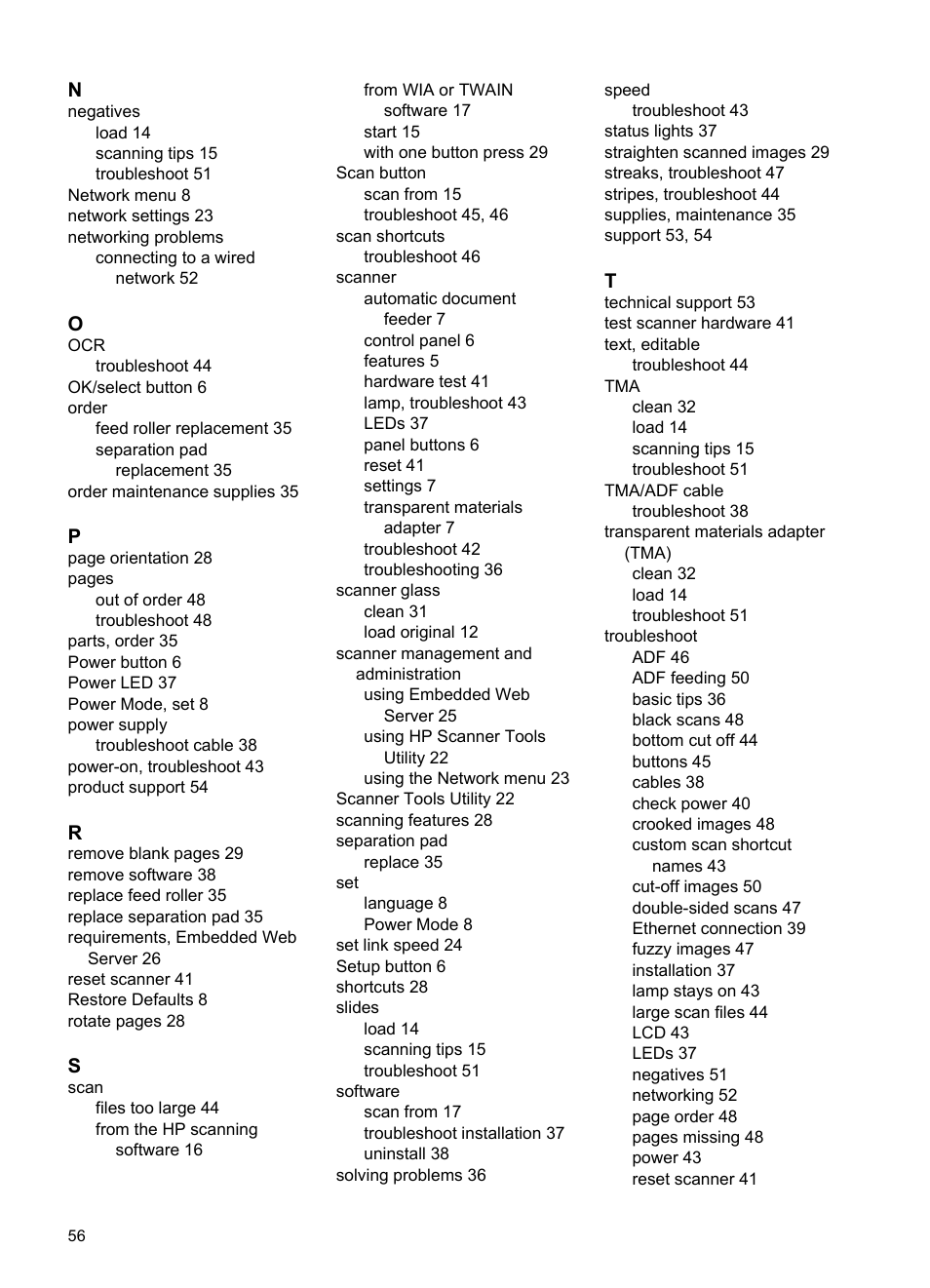 HP N6350 User Manual | Page 58 / 60