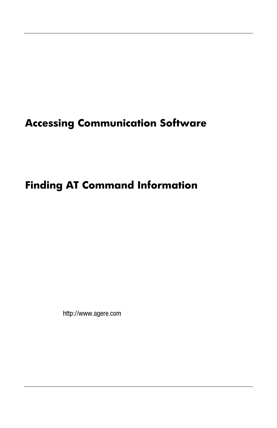 Accessing communication software, Finding at command information | HP Notebook User Manual | Page 103 / 158