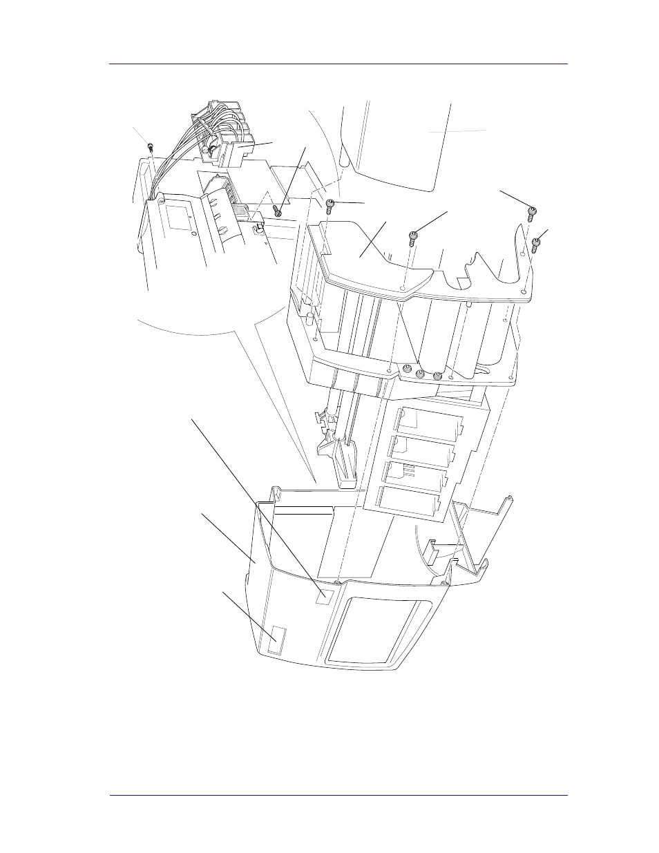Parts and diagrams, Figure 7: left hand cover and window | HP 1055CMHP User Manual | Page 183 / 322
