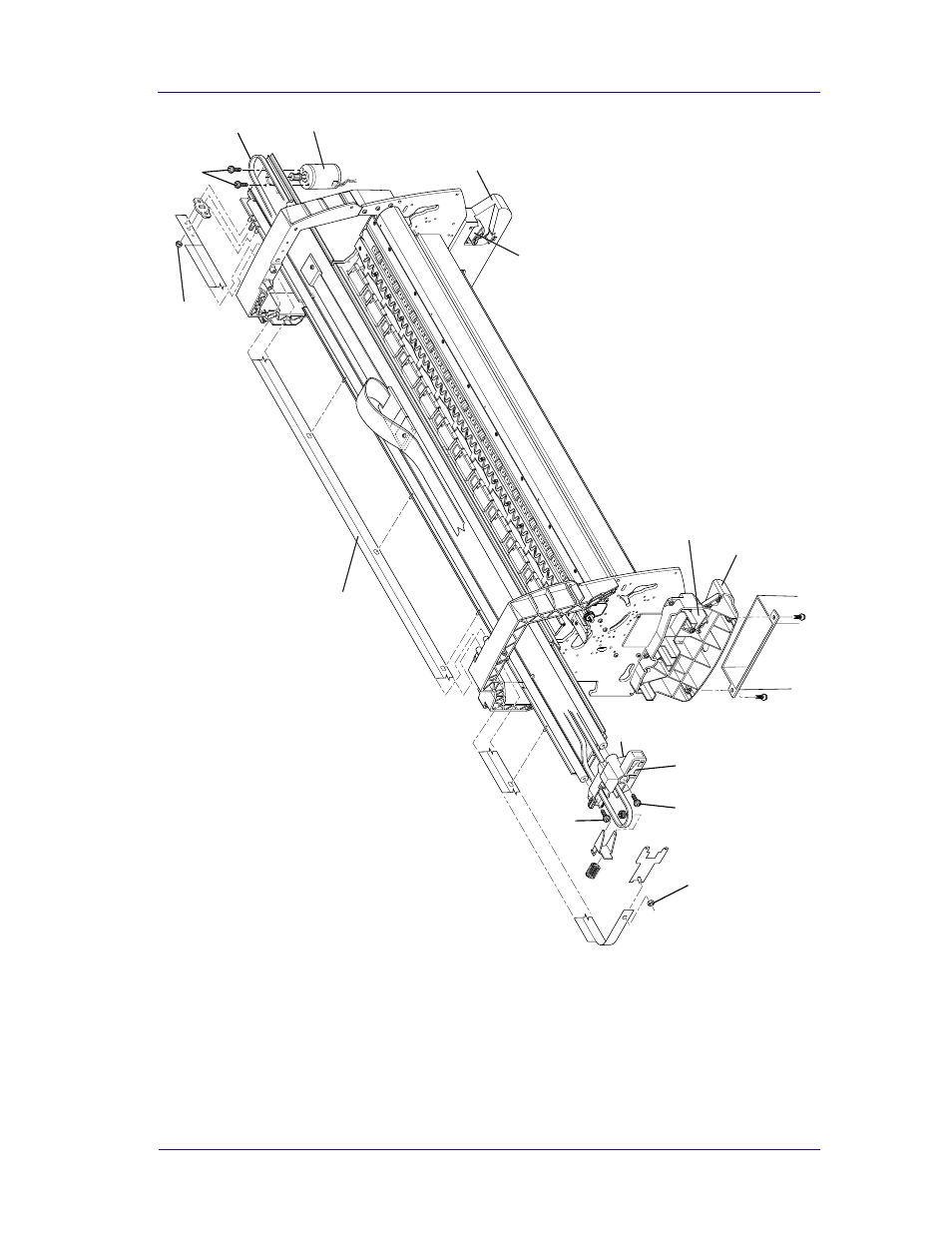 Parts and diagrams, Figure 12: scan-axis assemblies | HP 1055CMHP User Manual | Page 193 / 322