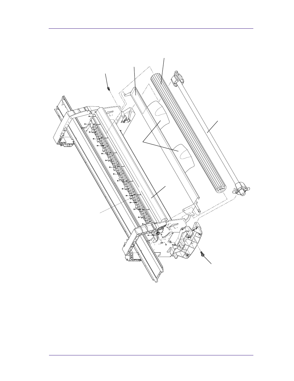 Parts and diagrams, Figure 14: paper path assemblies | HP 1055CMHP User Manual | Page 197 / 322