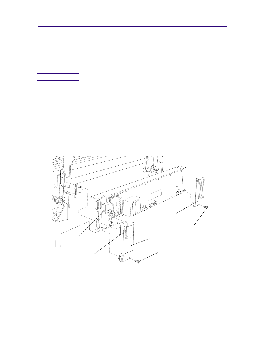 Left and right rear covers | HP 1055CMHP User Manual | Page 232 / 322