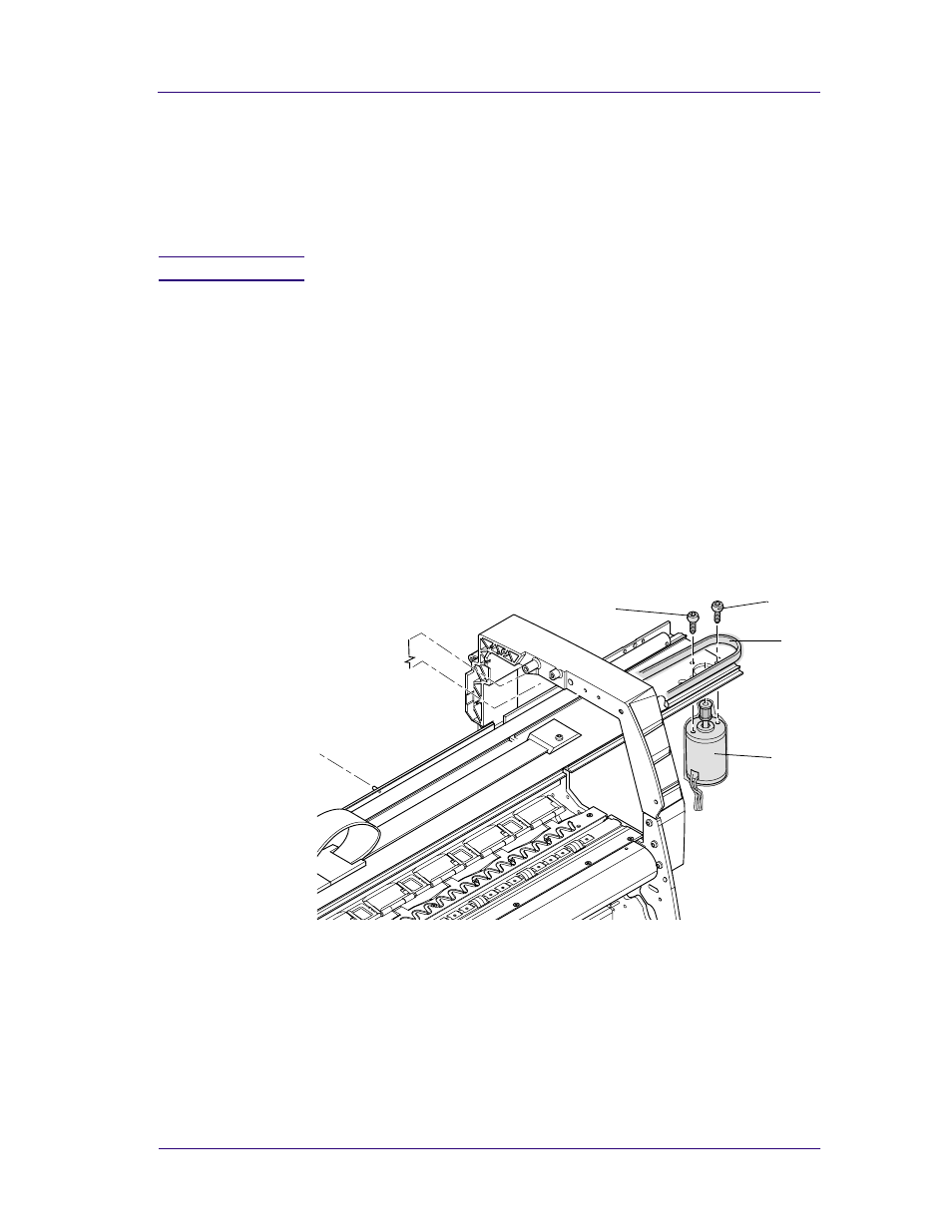 Scan-axis, Motor assembly | HP 1055CMHP User Manual | Page 241 / 322
