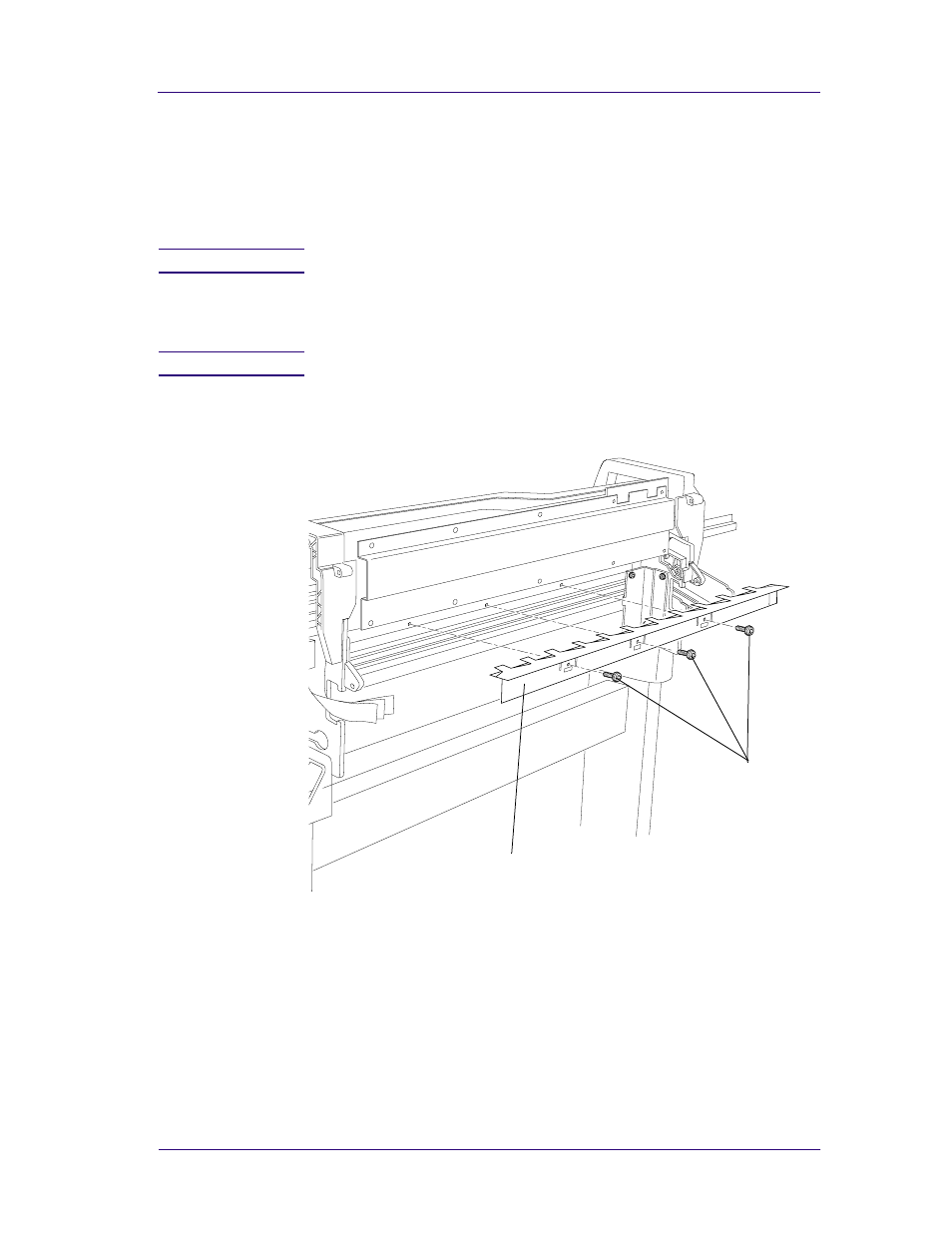 Media holder strip | HP 1055CMHP User Manual | Page 277 / 322