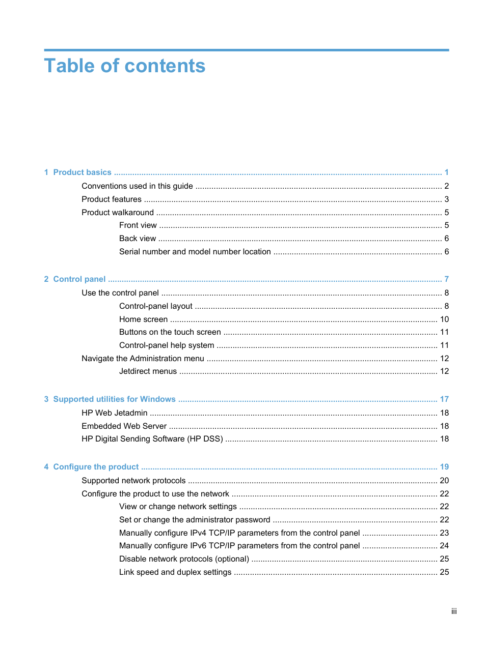 HP 7000N User Manual | Page 3 / 124