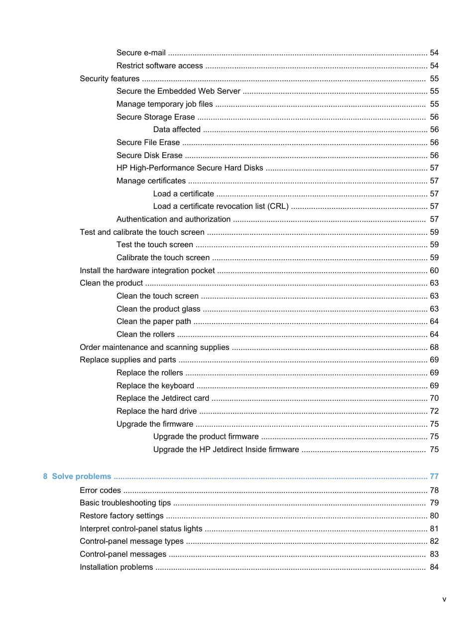 HP 7000N User Manual | Page 5 / 124