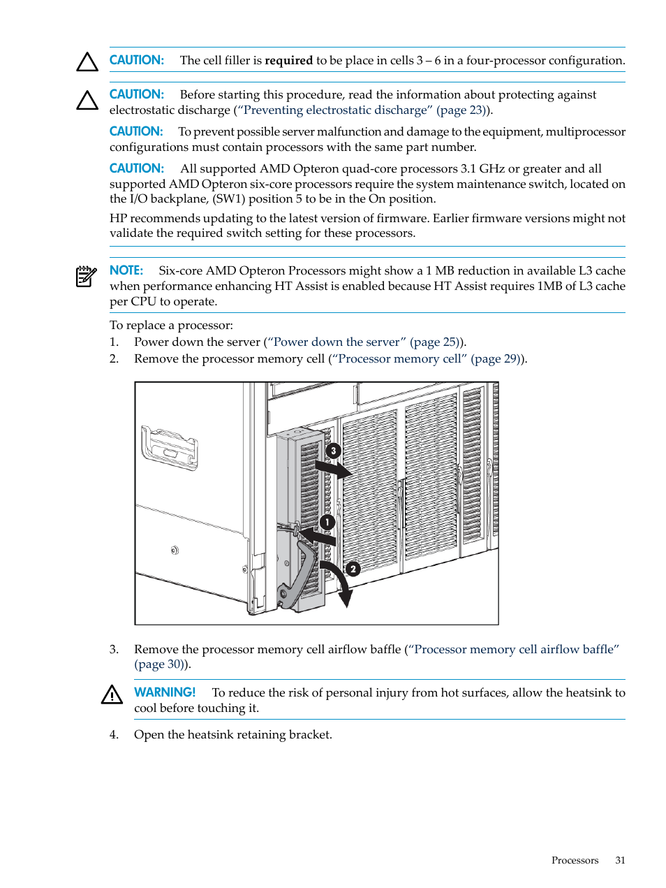 HP DL785 User Manual | Page 31 / 90