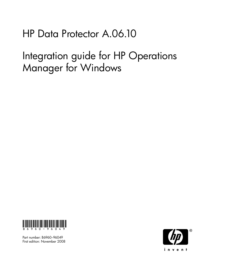 HP A.06.10 User Manual | 100 pages