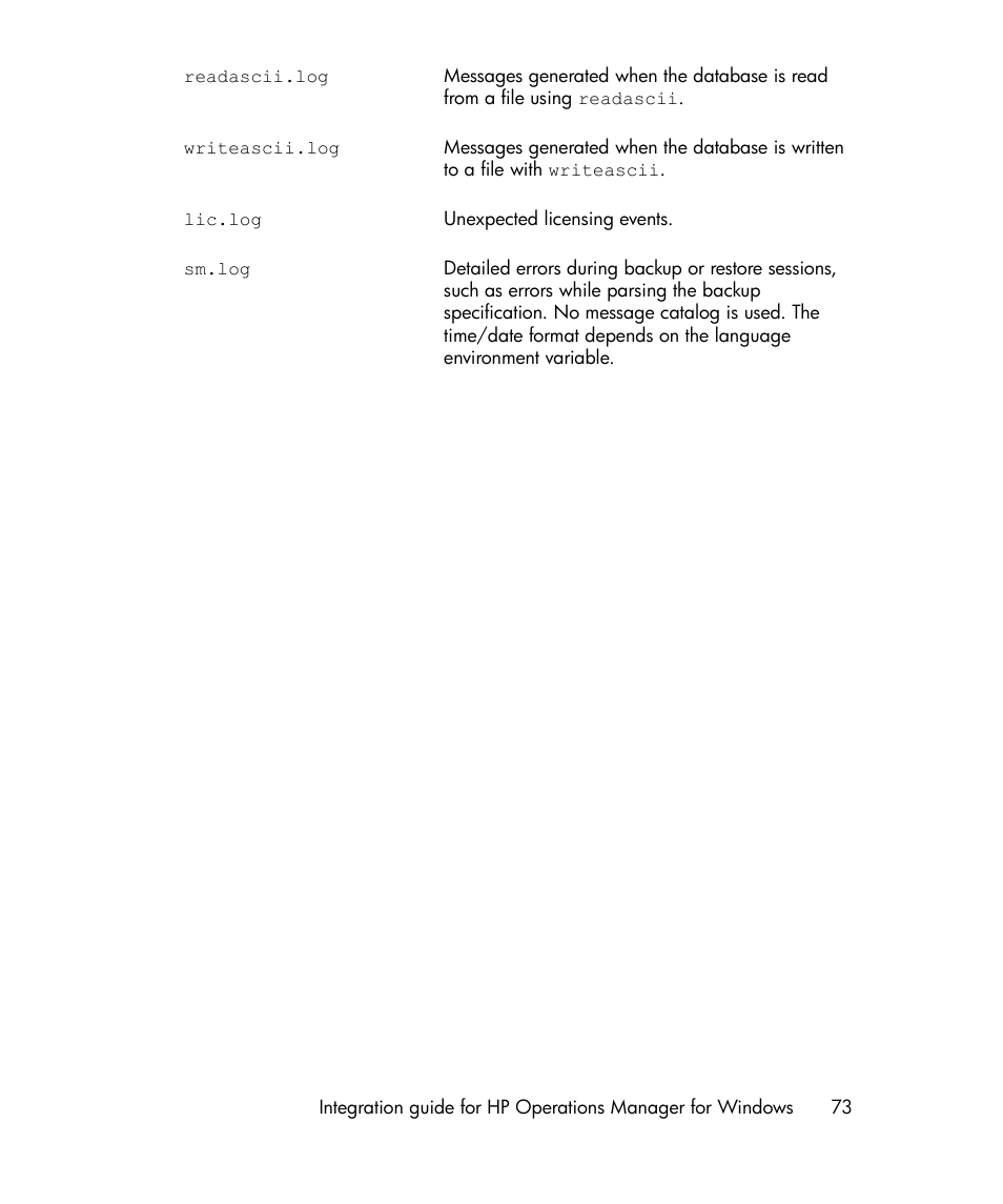 HP A.06.10 User Manual | Page 73 / 100
