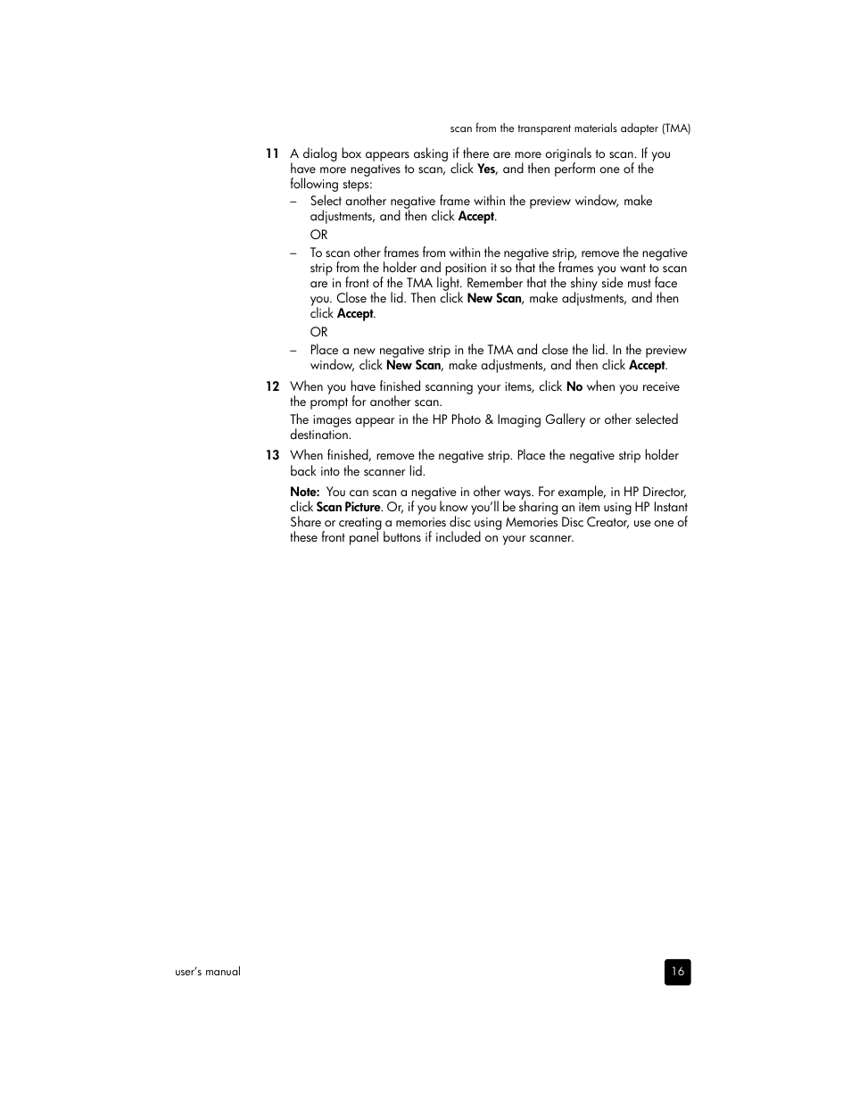 HP 2400 User Manual | Page 21 / 36