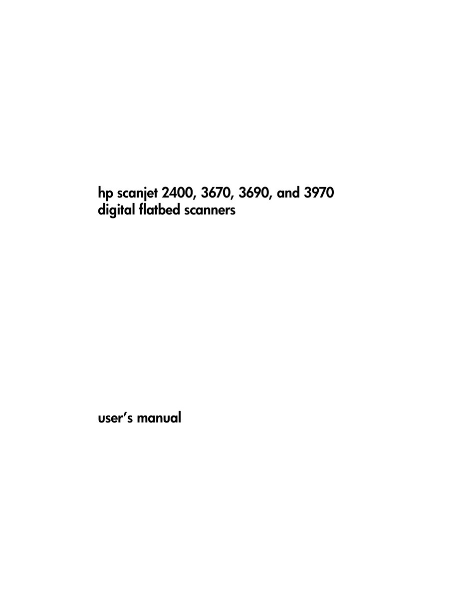 HP 2400 User Manual | Page 3 / 36