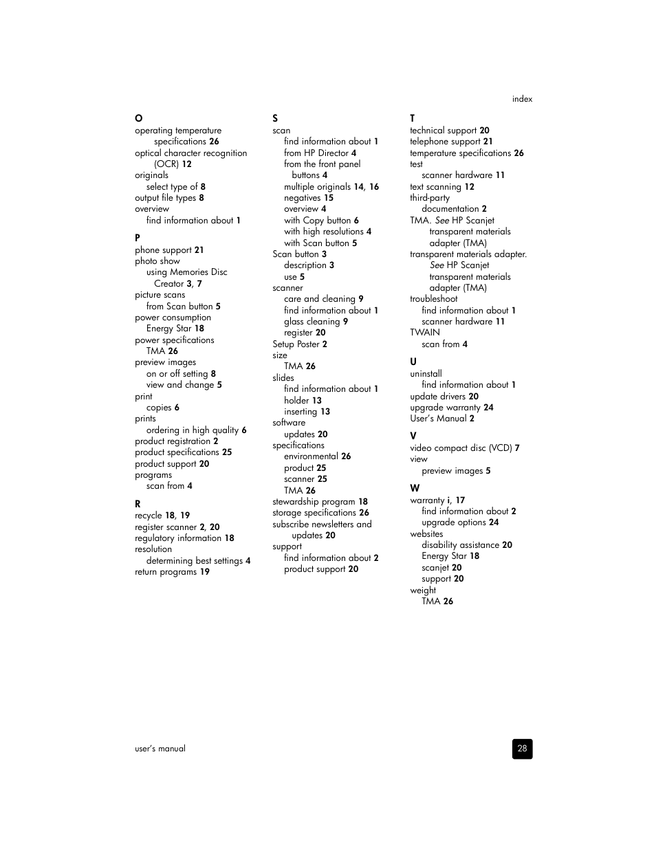 HP 2400 User Manual | Page 33 / 36