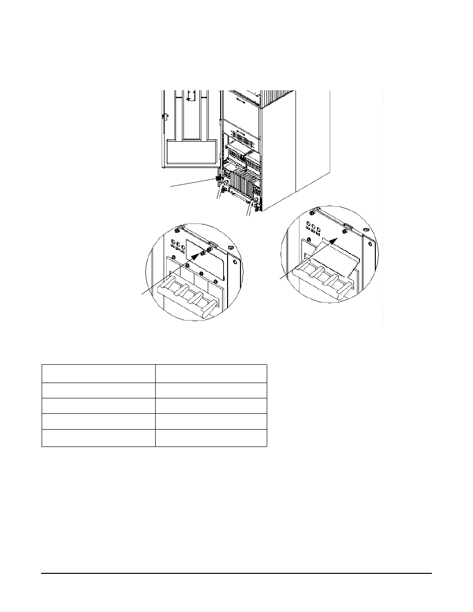 Figure329 checking pdca test points (5-wire), Table, Table33 4- and 5-wire voltage ranges | Table heading, Table row, Wire, Table body, L2 to l3: 200-240 v, L1 to n: 200-240 v, L2 to l1: 200-240 v | HP A9834-9001B User Manual | Page 107 / 247