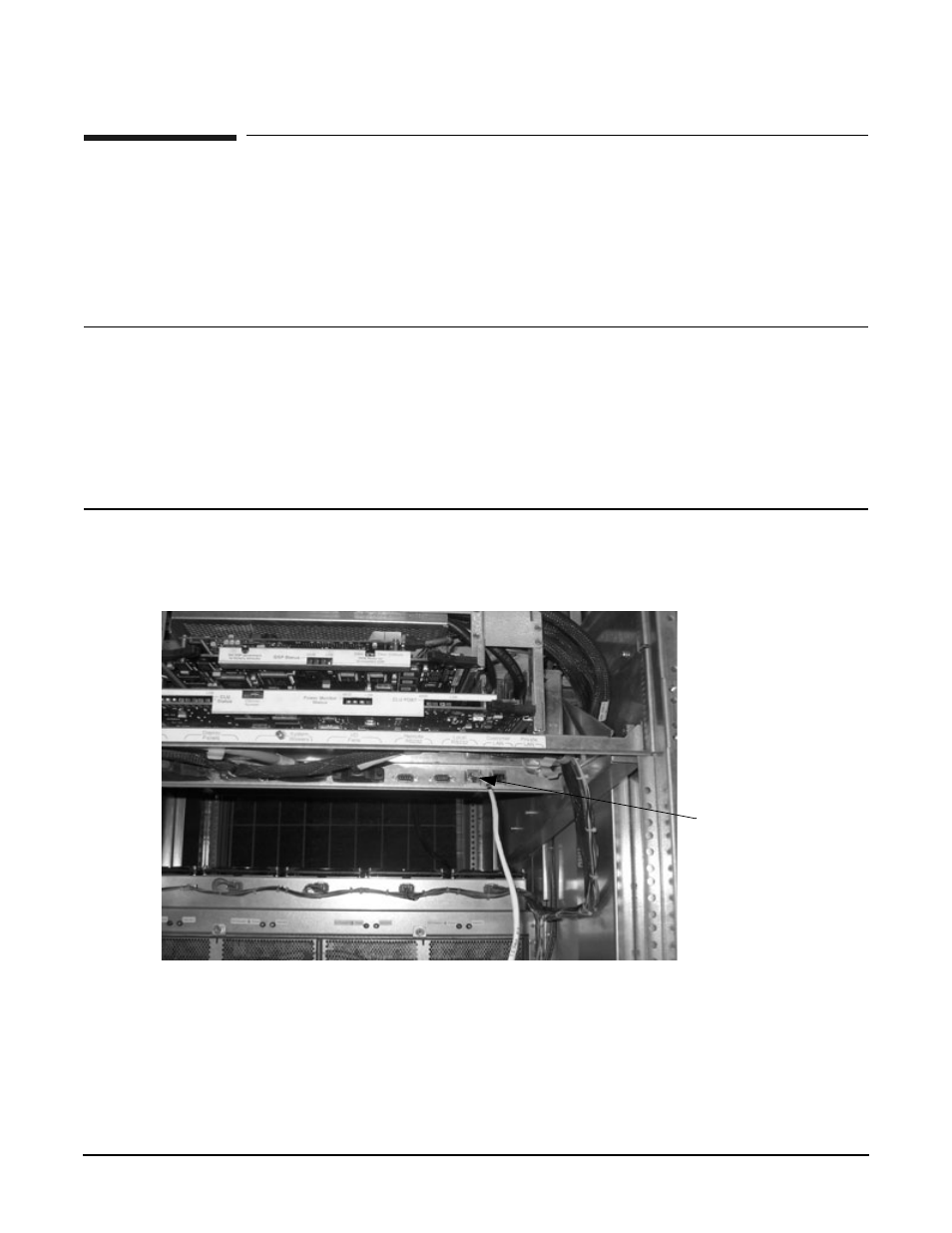 Connecting the mp to the customer lan, Connecting the mp to the network, Connect the mp | Figure338 mp lan connection location, Figure 3-38. mp lan connection location | HP A9834-9001B User Manual | Page 120 / 247
