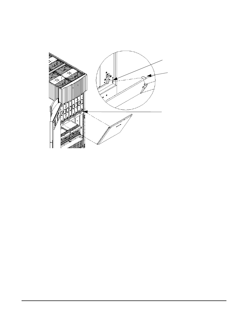 Emi panel:installing, Installation:emi panel, Step 4.  reinstall the front emi panel | Step 6.  reinstall the back emi panel | HP A9834-9001B User Manual | Page 136 / 247