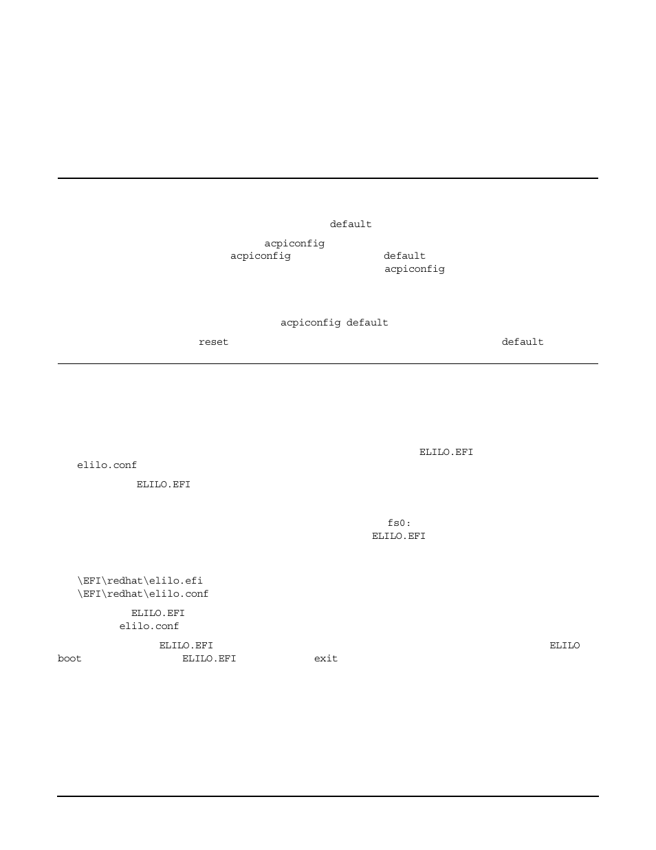 Booting red hat enterprise linux, Refer to, At the efi shell, enter the | At the efi shell enter the, Enter the, Initiate the, Refer to the procedure, By default the, To interact with the, Booting red hat enterprise linux (efi shell) | HP A9834-9001B User Manual | Page 165 / 247