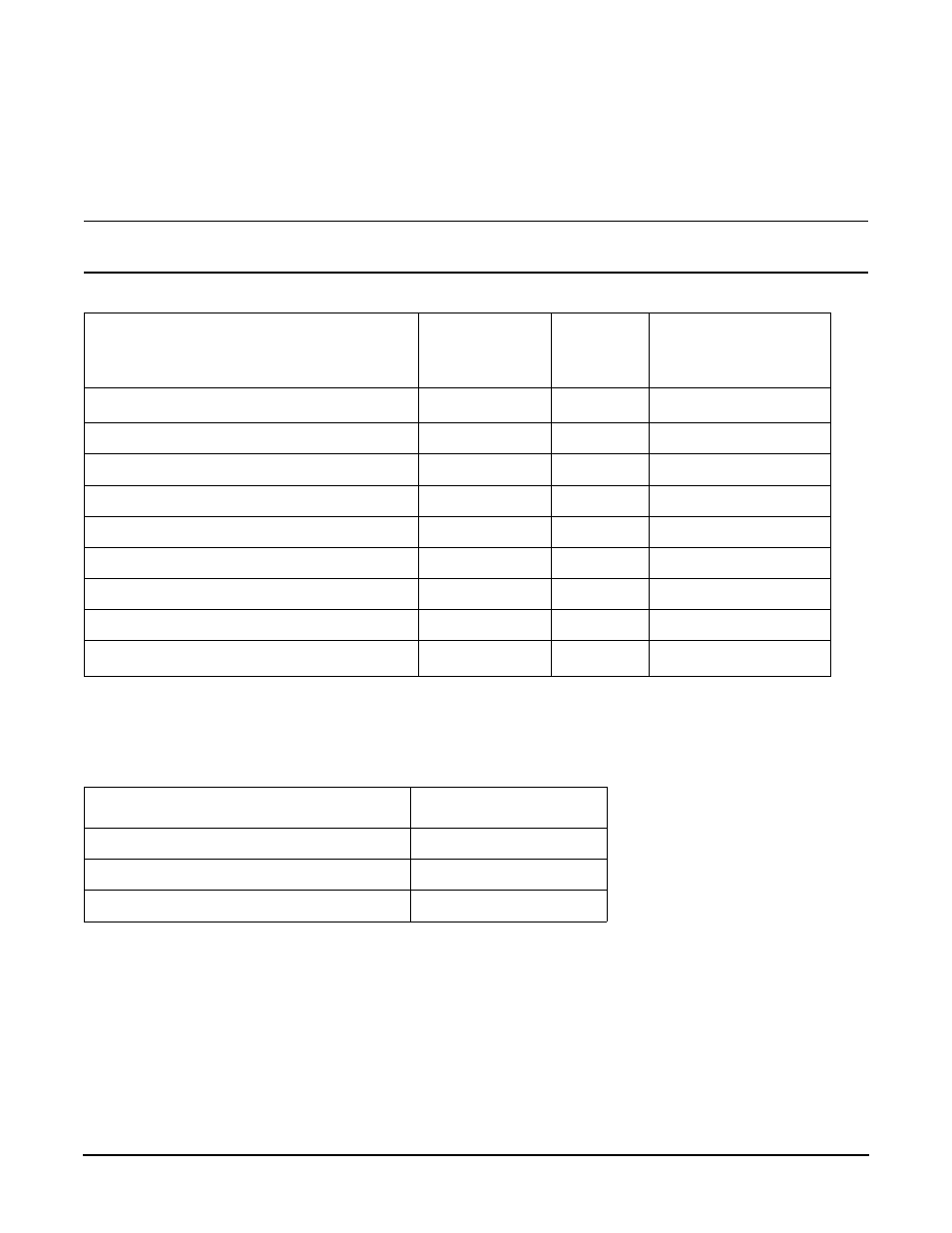Component weights, Table23, Table | Table23 system component weights, Table heading, Table row, Component, Weight per unit, Lb / kg), Quantity | HP A9834-9001B User Manual | Page 61 / 247