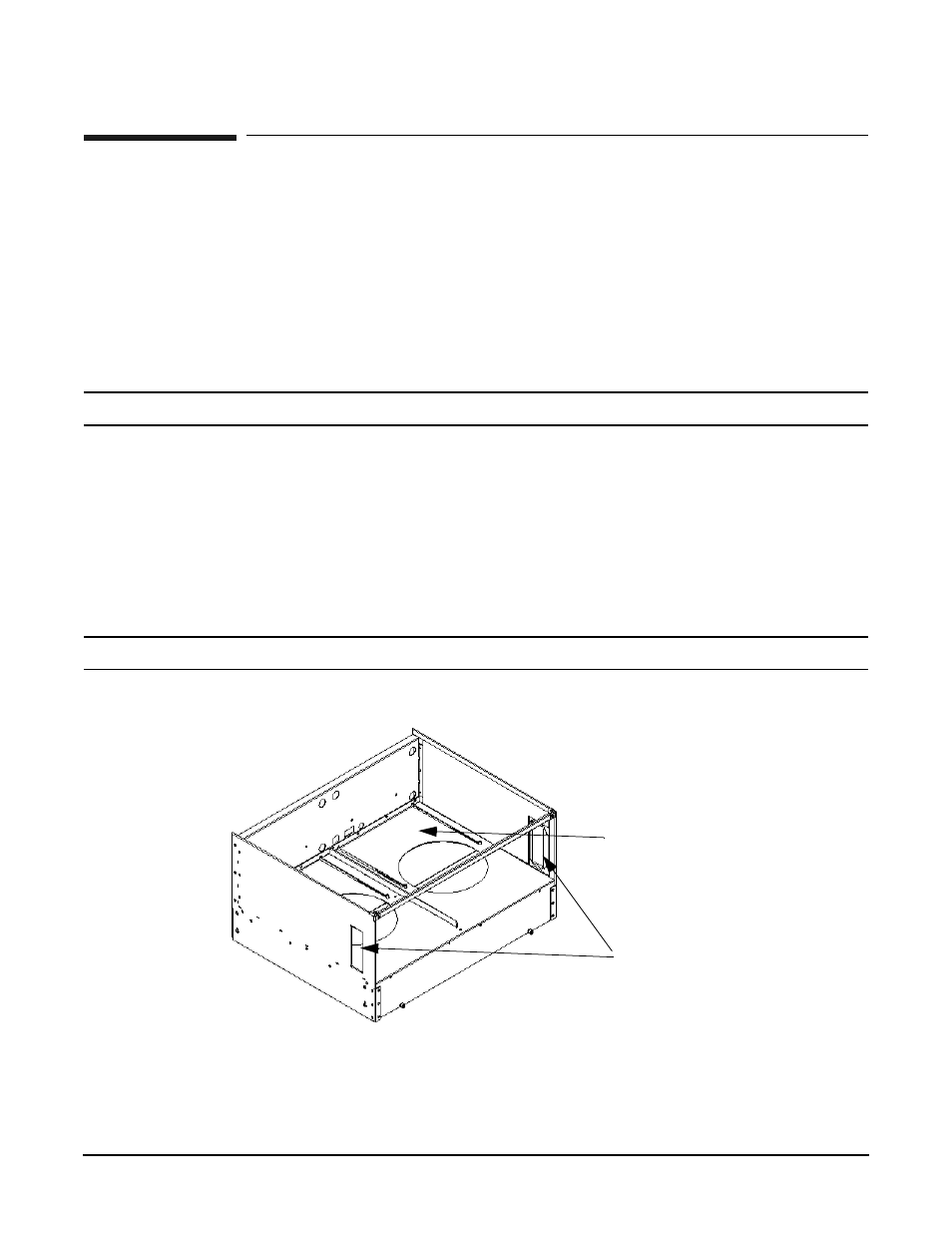 Setting up the system, Moving the system, Site of installation | Unpacking:blower housings, Unpacking:blower housings;unpacking:blowers, Figure 3-12. blower housing frame | HP A9834-9001B User Manual | Page 91 / 247