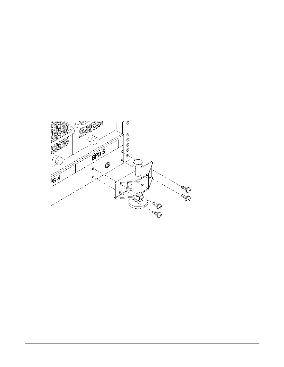 Leveling feet:attaching, Door installation:back, Door installation:front | Installing the front door bezels, Figure 3-20. attaching the leveling feet | HP A9834-9001B User Manual | Page 97 / 247