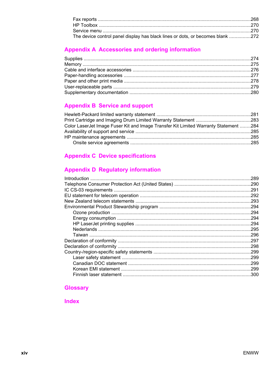 HP 2820 User Manual | Page 16 / 334