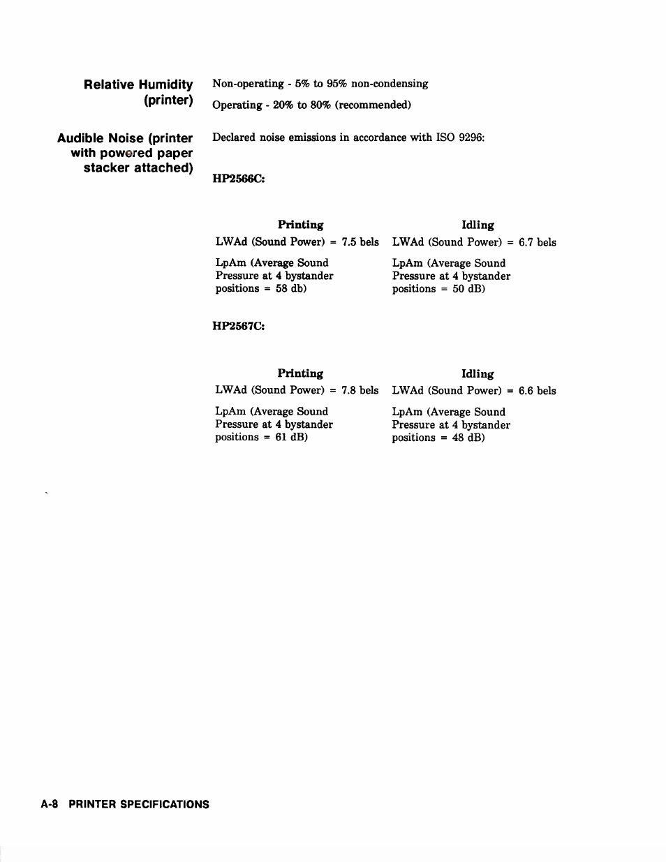 HP 2566C User Manual | Page 107 / 122