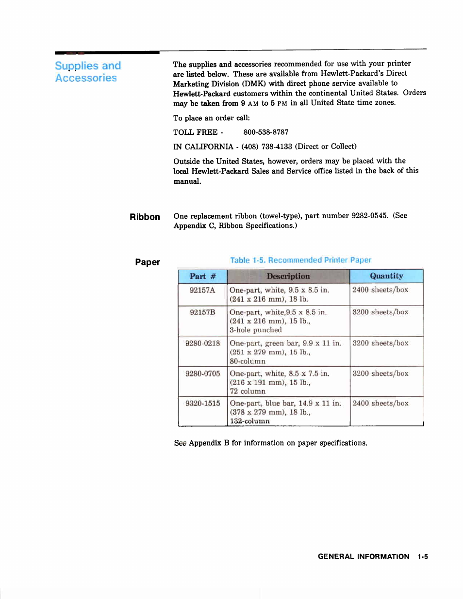 Supplies and accessories | HP 2566C User Manual | Page 14 / 122