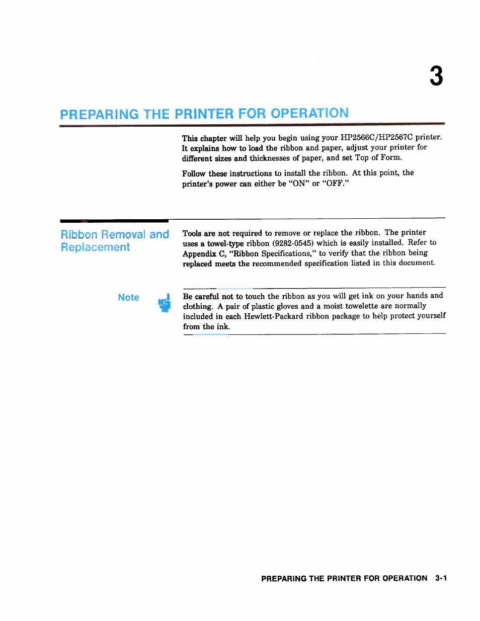 Preparing the printer for operation | HP 2566C User Manual | Page 22 / 122