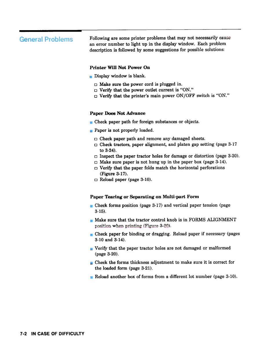 General prob>'^';v | HP 2566C User Manual | Page 93 / 122