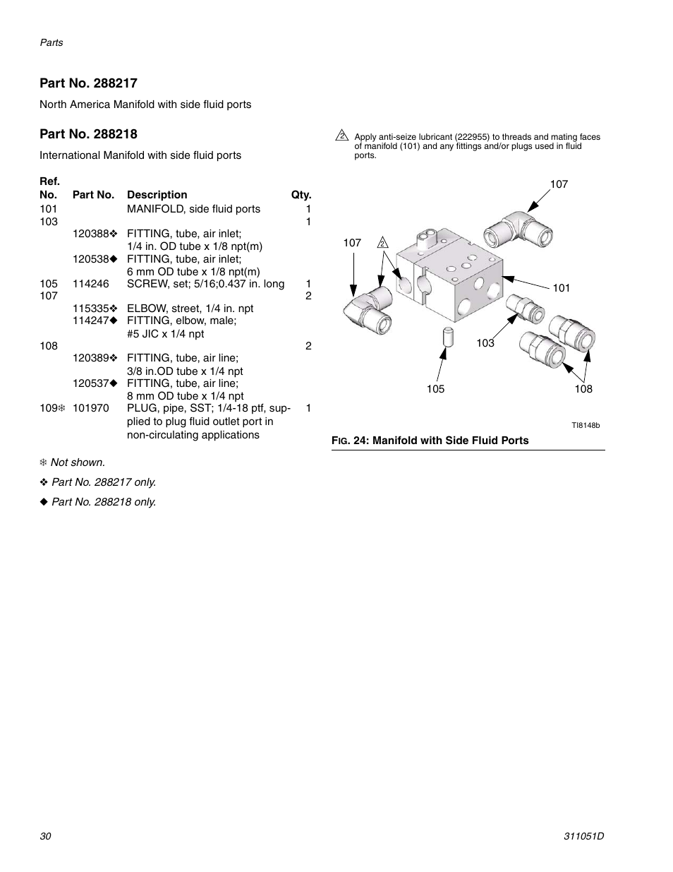 HP AUTOMATIC XT SPAY GUNS 311051D User Manual | Page 30 / 38